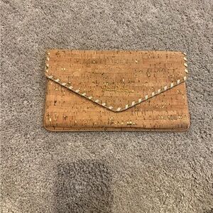 Lilly Pulitzer Cork Clutch with Gold Details